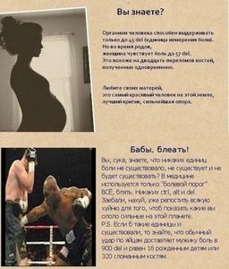 Больовий поріг у жінок при пологах