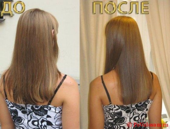 Ламінування волосся желатином Ламінування волосся желатином