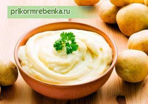 Прикорм картопляним пюре грудничку перший раз
